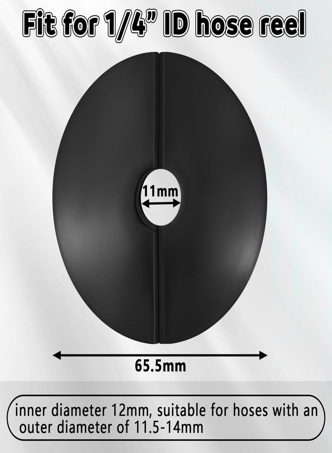 Yaocom 2 Sets Air Hose Stopper Adjustable Hose Reel Replacement Parts Bumper Rubber 1/4" ID 0.45 Inch to 0.55 Inch Auto Rewind Retractable Hose Reel Stop for Spring Driven Air Hose Reel - Image 2